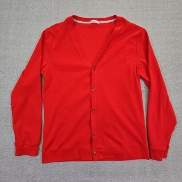 H2H Vintage Five Button Vintage Cardigan Men's XL Red Long Sleeve Mr. Rogers - Picture 1 of 15